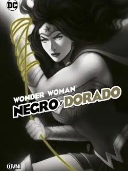 WONDER WOMAN Negro y Dorado