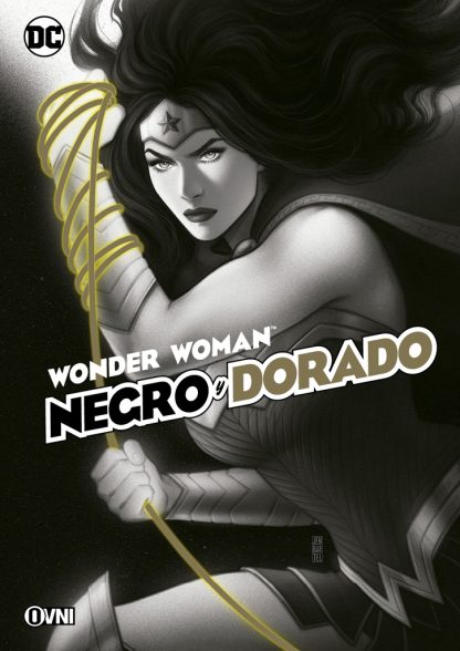 WONDER WOMAN Negro y Dorado